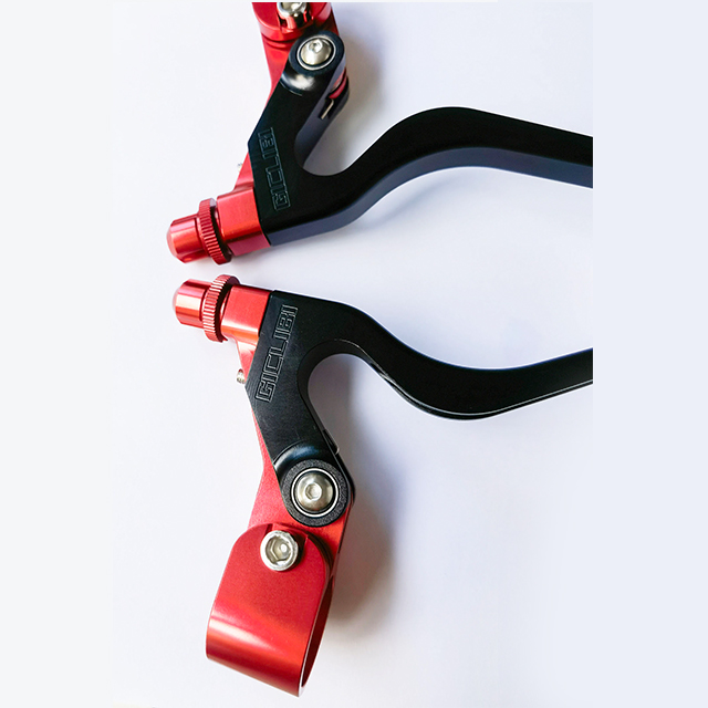 GICLIBI Aluminum Brake Lever Set Long Pull Mixed Color