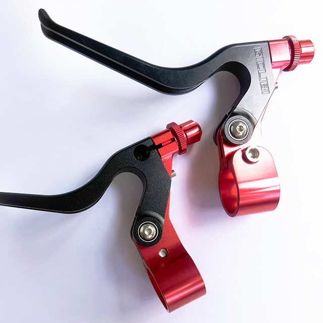 GICLIBI Aluminum Brake Lever Set Long Pull Mixed Color