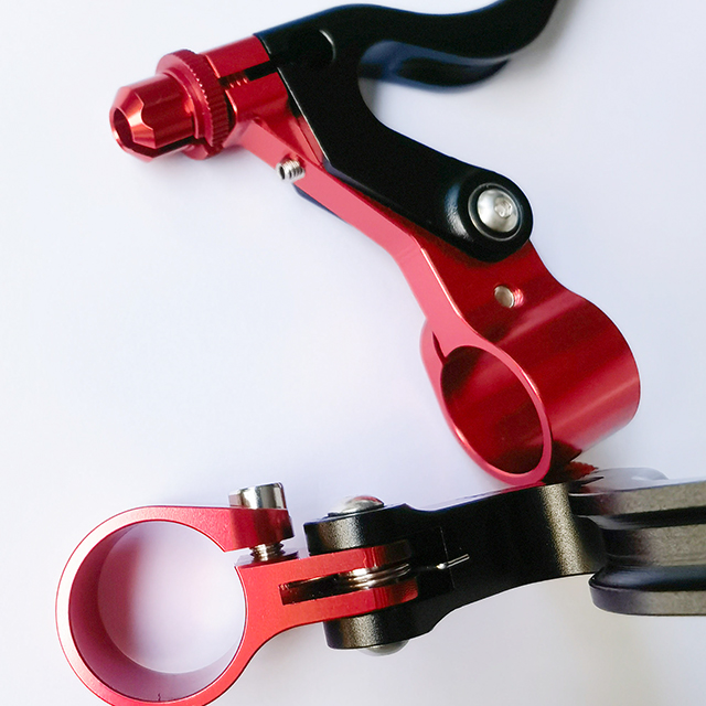 GICLIBI Aluminum Brake Lever Set Long Pull Mixed Color